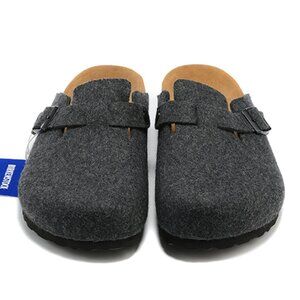 Birkenstock Unisex Boston Suede Soft Footbed Clogs